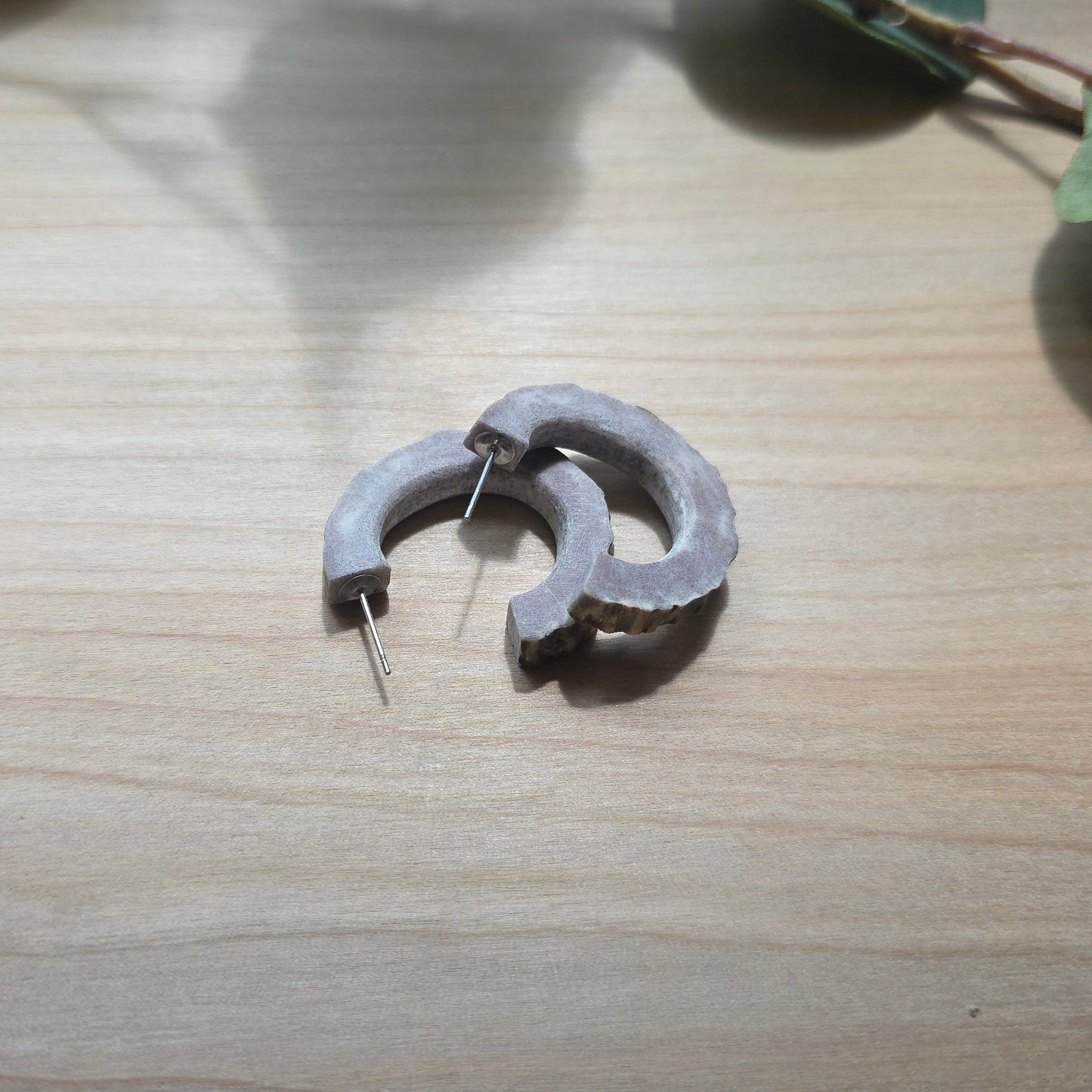 Rustic Antler Hoops